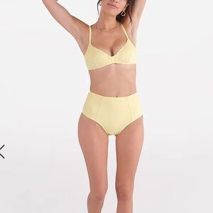 NWT Madewell X Galamaar ™ HIGH BOTTOM bathing suit bottom
